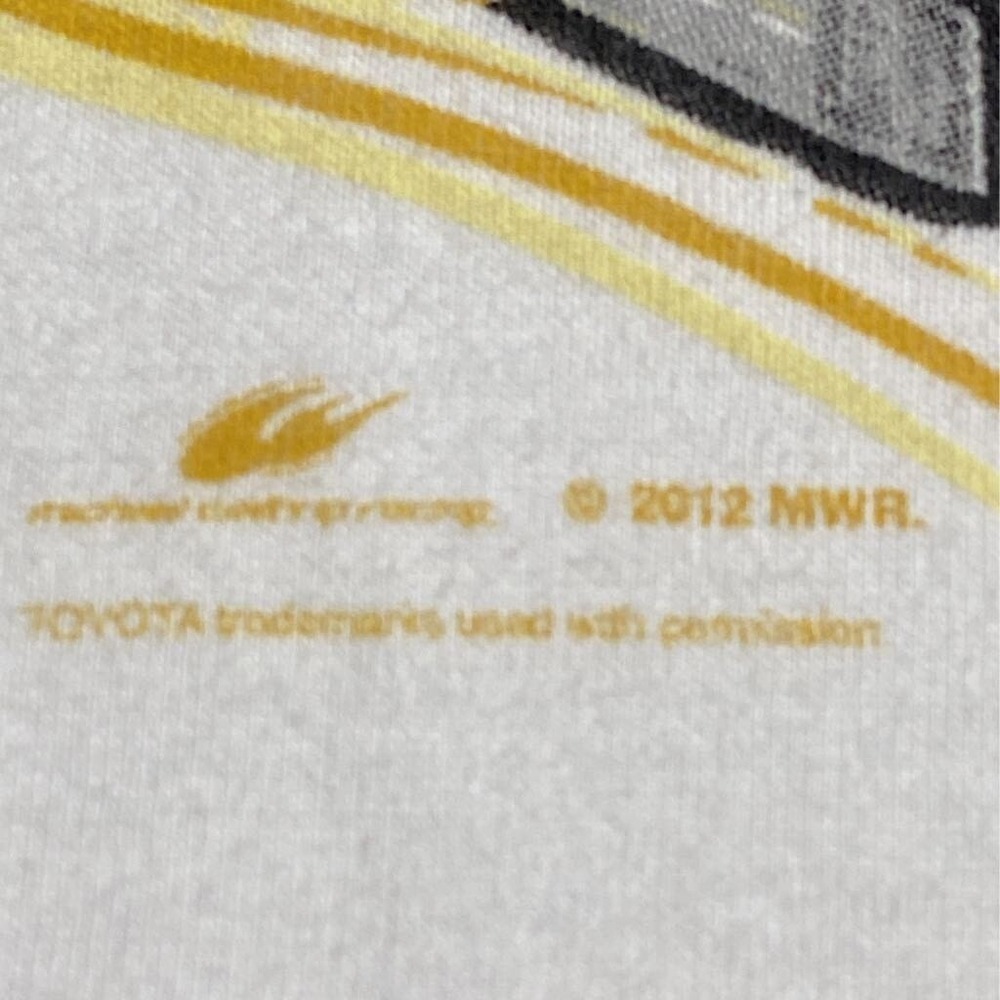 Chase Authentics Mark Martin 55 Mens TShirt XL White Aarons Dream Machine Camry - Picture 5 of 9